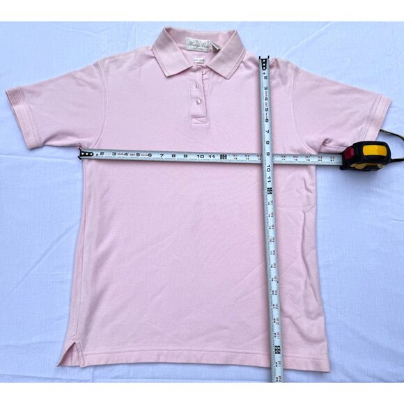 Heritage Cross Womens Polo Size Small Pink Short-Sleeve Polo Shirt Cotton - Picture 3 of 5